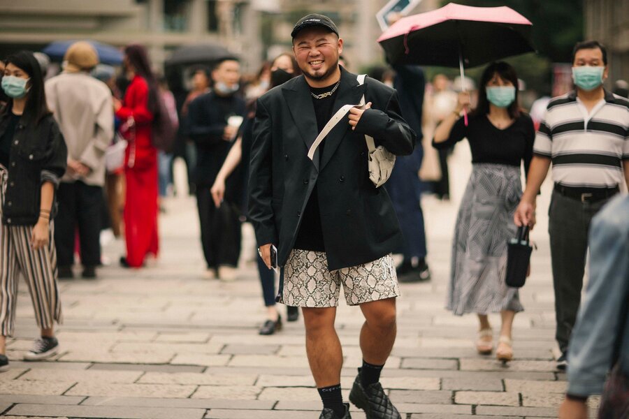 لباس‌های عجیب و غریب مردان در هفته مد تایوان