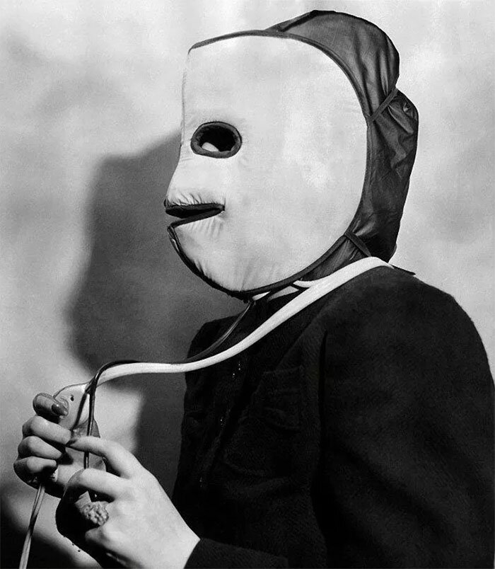 ماسک گرم کننده صورت؛ سال ۱۹۴۰