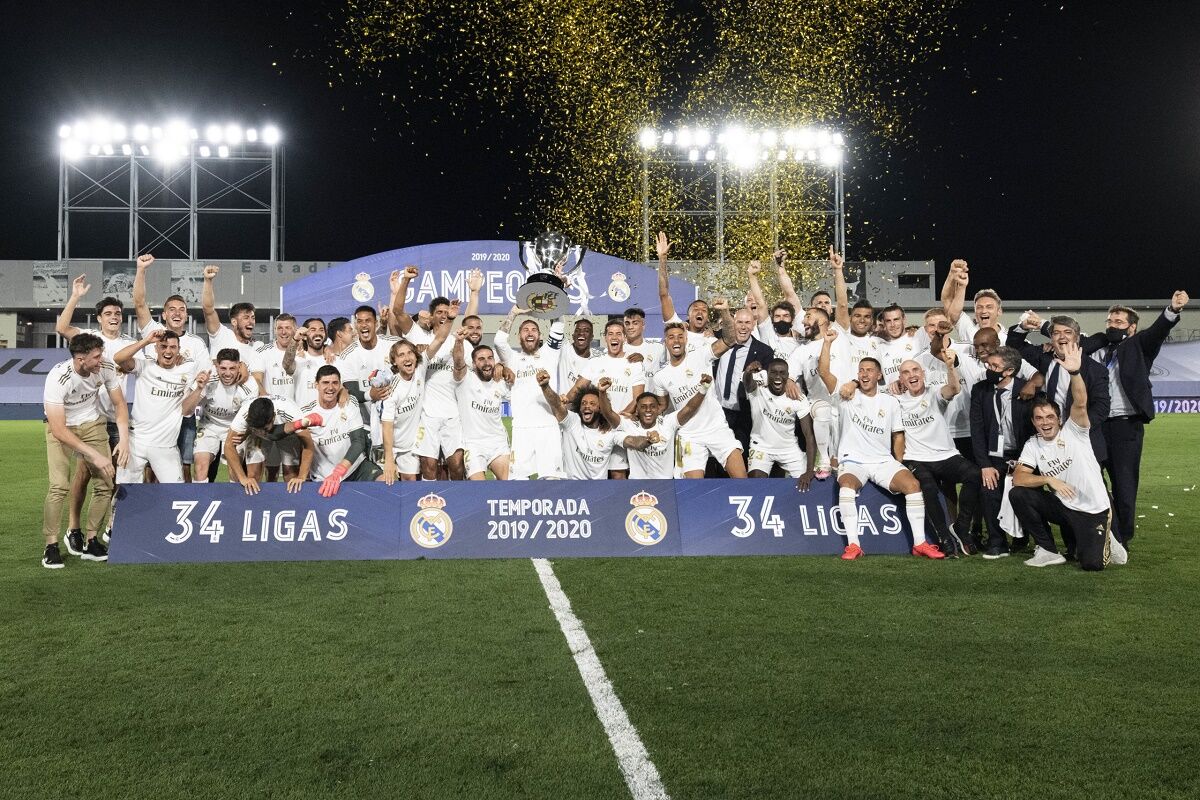 قهرمانی رئال مادرید در لالیگا اسپانیا