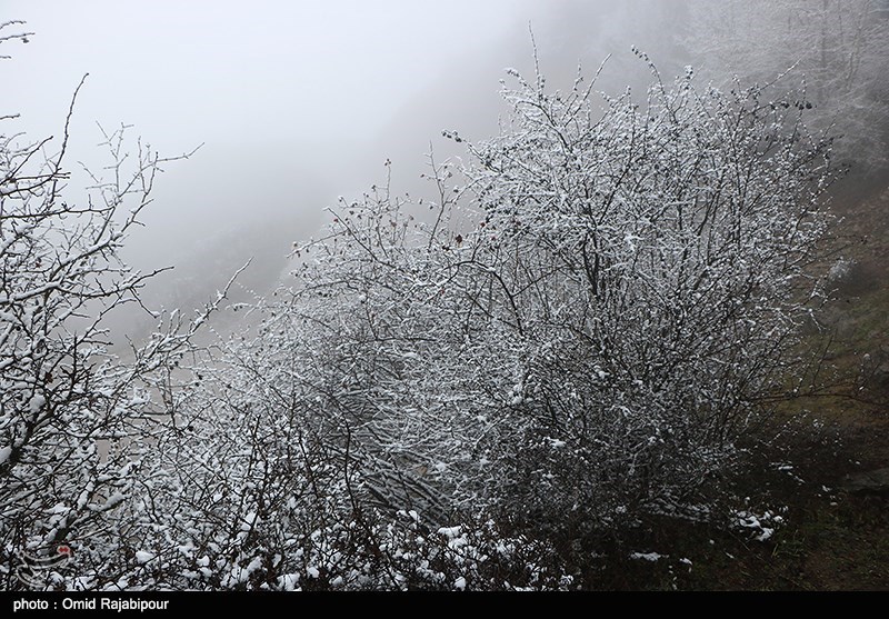 تصاویر: برف پاییزی در ارتفاغات رودسر