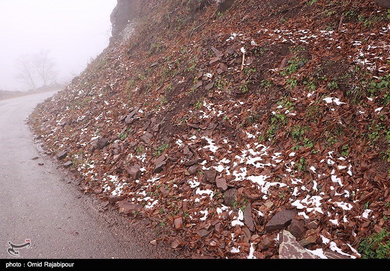 تصاویر: برف پاییزی در ارتفاغات رودسر