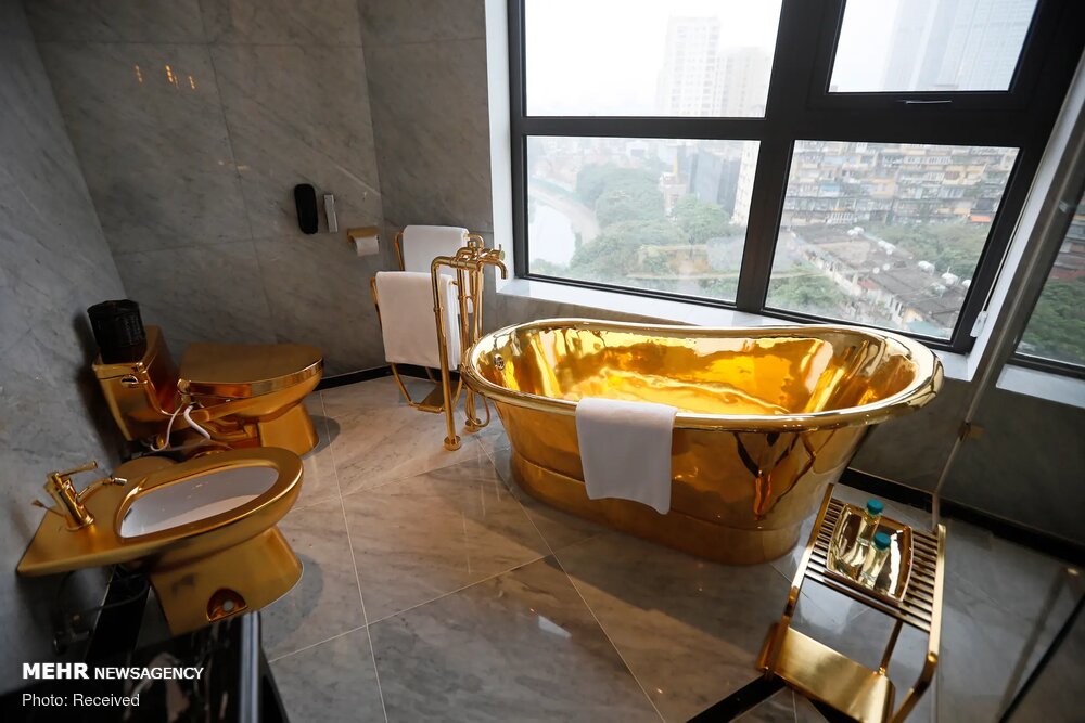 تصاویر: اولین هتل طلایی جهان