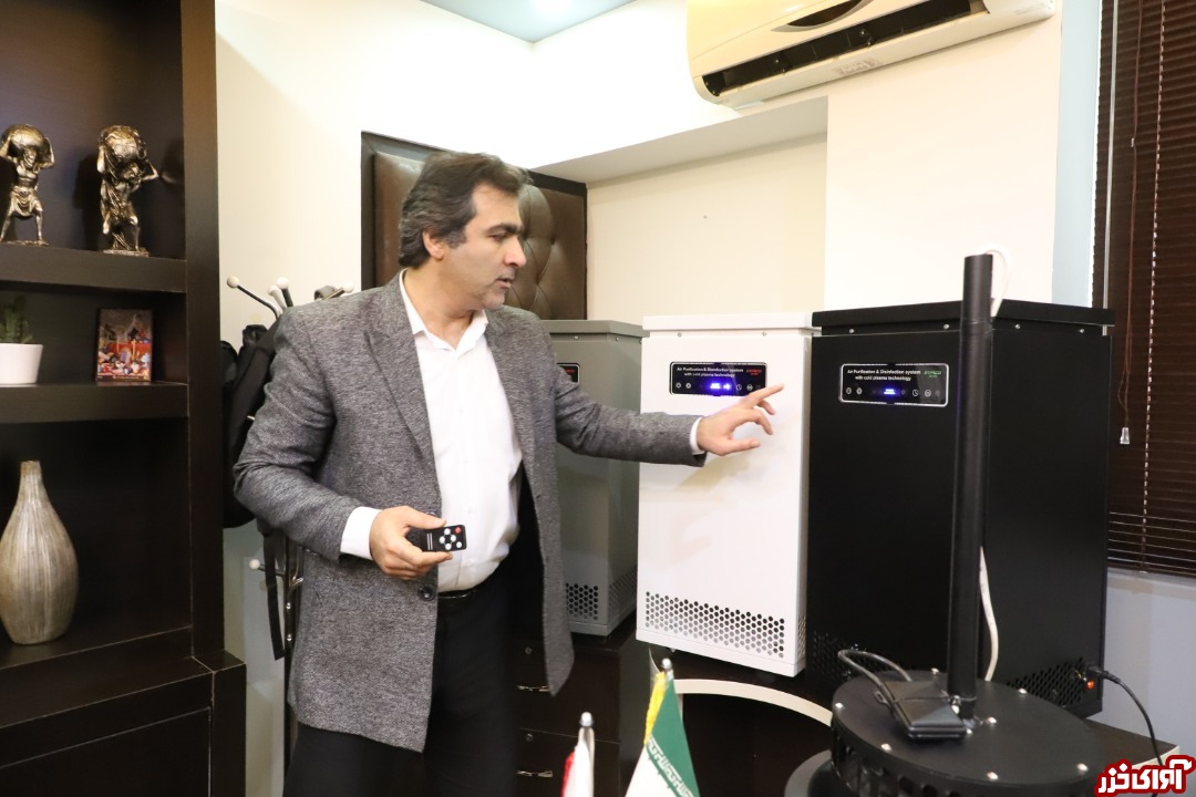 افتخاری دیگر از متخصصان مازندرانی/ ساخت دستگاه ضدعفونی‌کننده هوا برای مهار کرونا