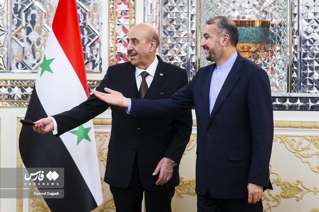 دیدار سرلشکر علی مملوک رئیس دفتر امنیت ملی سوریه با حسین امیرعبداللهیان وزیر امور خارجه