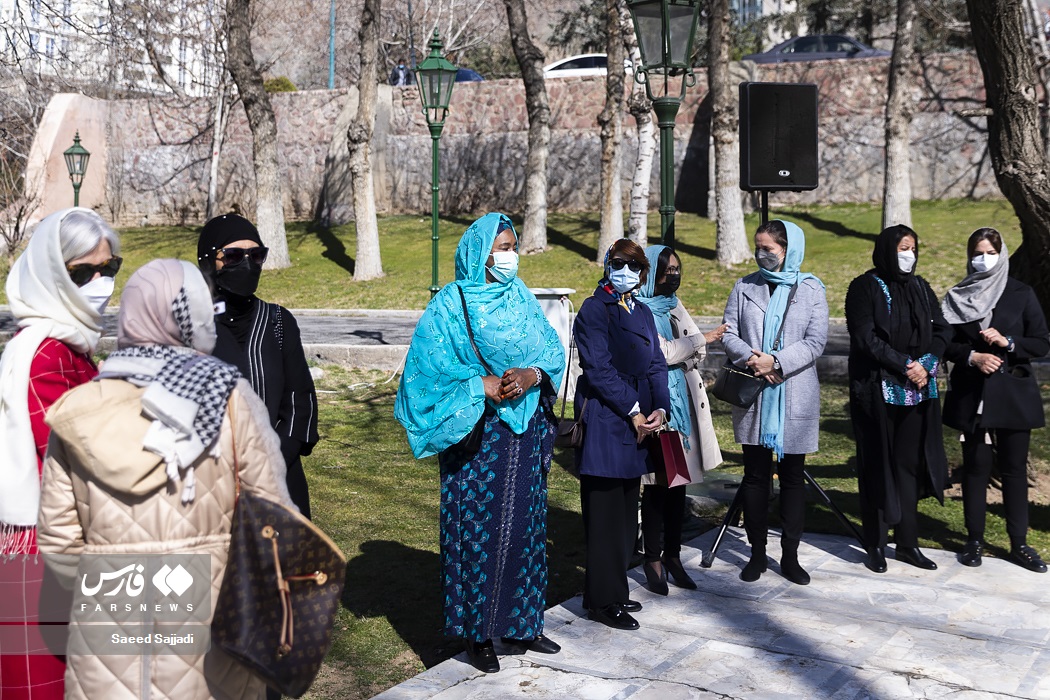 تصاویر: روز درختکاری با حضور همسران سفرای کشورهای خارجی