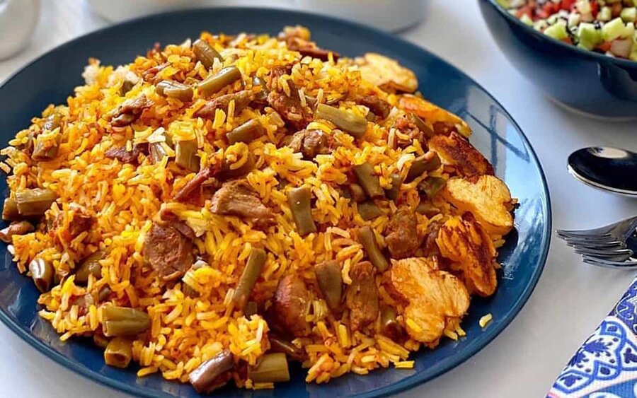 طرز تهیه لوبیا پلو | فوتوفن شفته نشدن این غذای خوشمزه