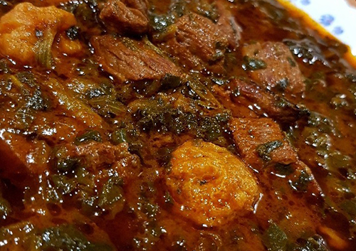 خورشت آلو اسفناج؛ خوشمزه و مجلسی