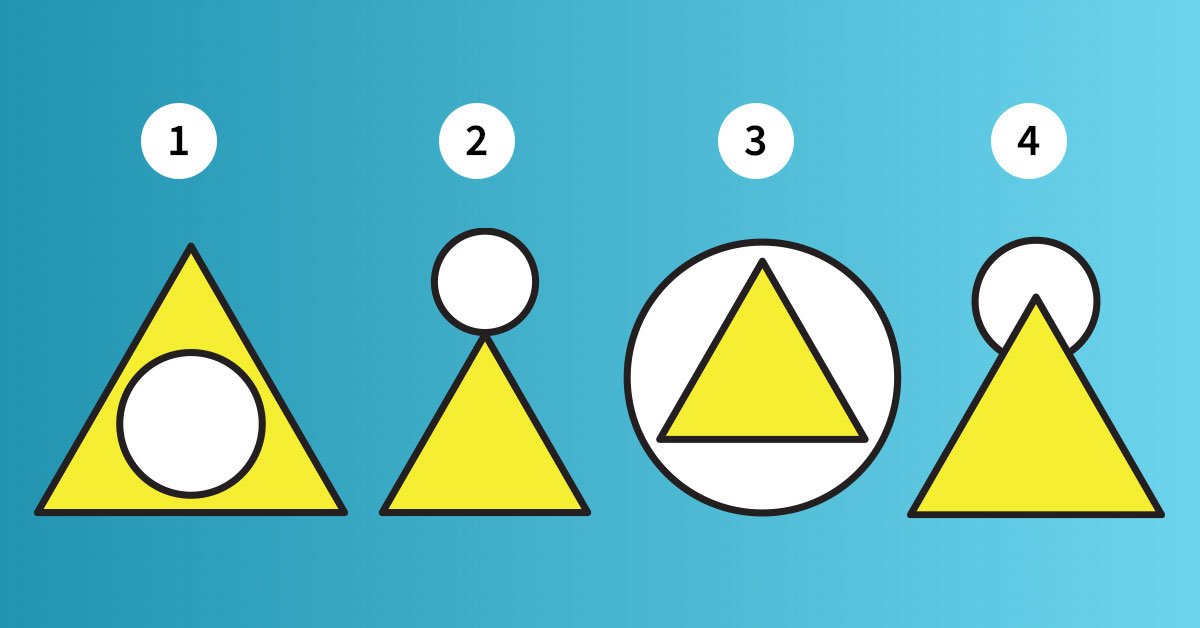 اگر قرار بود یک مثلث و دایره بکشید کدام یک را انتخاب می‌کردید؟