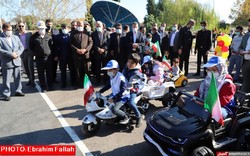 افتتاحیه پارک ترافیکی کودکان در ساری