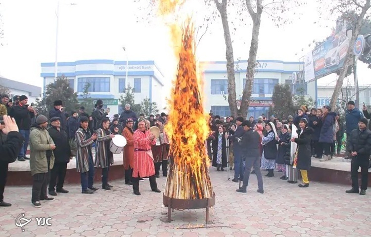 تصاویر: برگزاری جشن سده در تاجیکستان