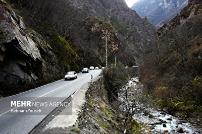 تردد عادی و روان در محورهای ارتباطی مازندران