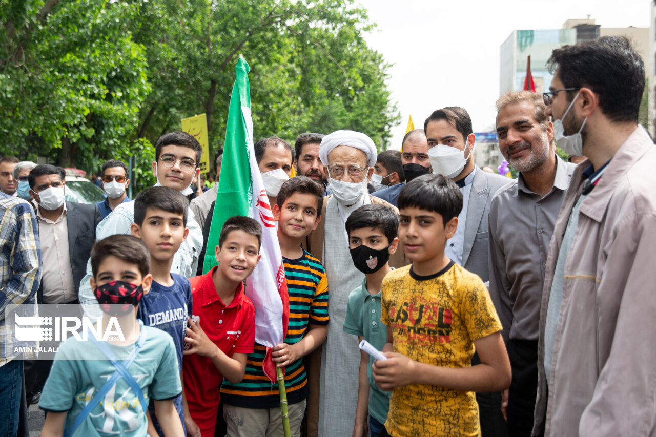 تصاویر: حضور شخصیت ها در راهپیمایی روز قدس