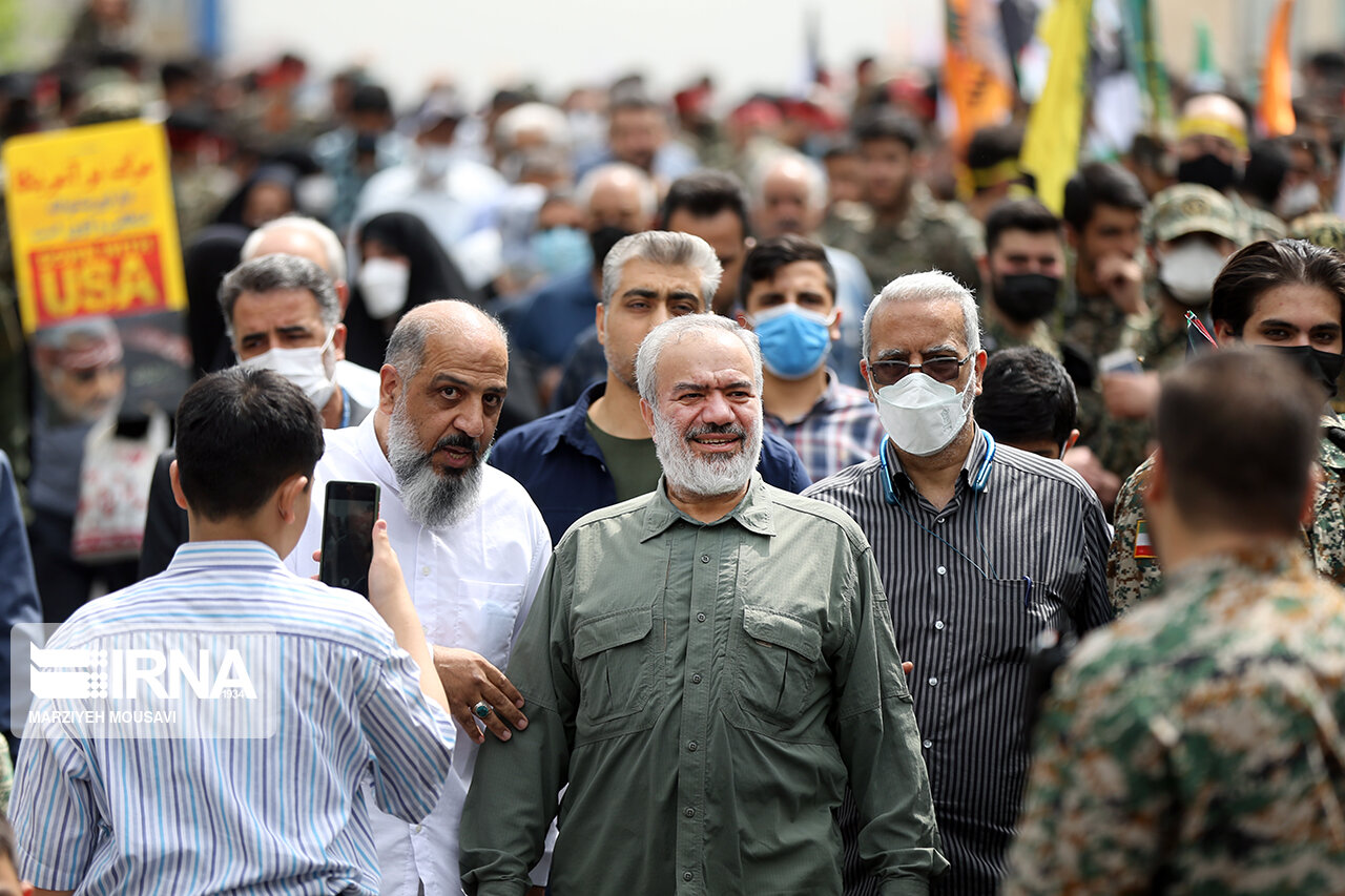 تصاویر: حضور شخصیت ها در راهپیمایی روز قدس