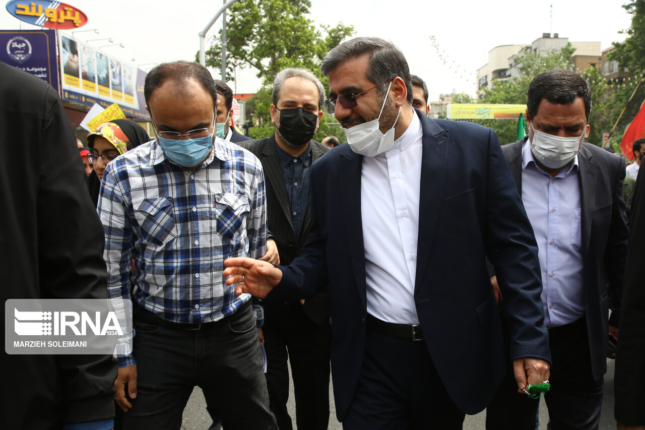 تصاویر: حضور شخصیت ها در راهپیمایی روز قدس