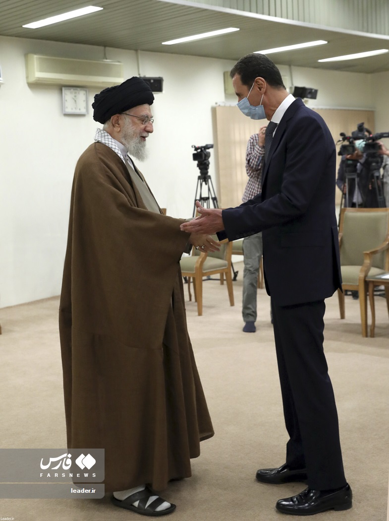تصاویر: دیدار بشار اسد رئیس‌جمهور سوریه با مقام معظم رهبری