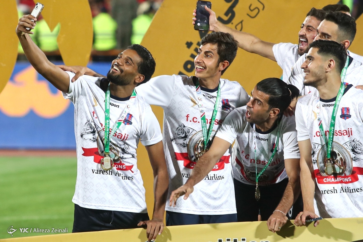 تصاویر: فینال جام حذفی؛ نساجی قهرمان شد