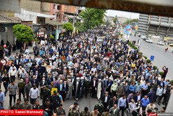 راهپیمایی روز قدس ۱۴۰۱ در نکا