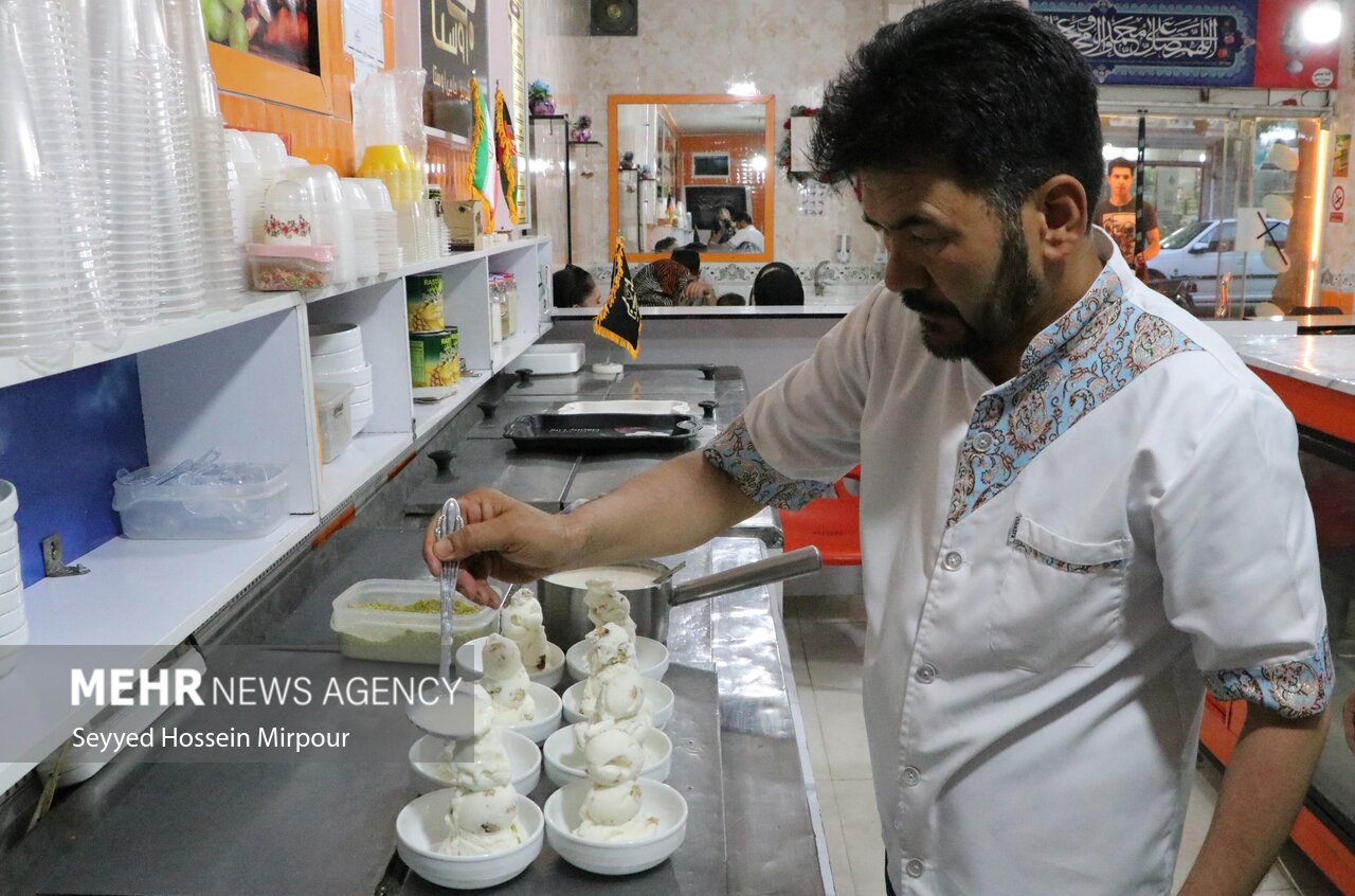 تصاویر: شیر یخ، بستنی سنتی افغانستان