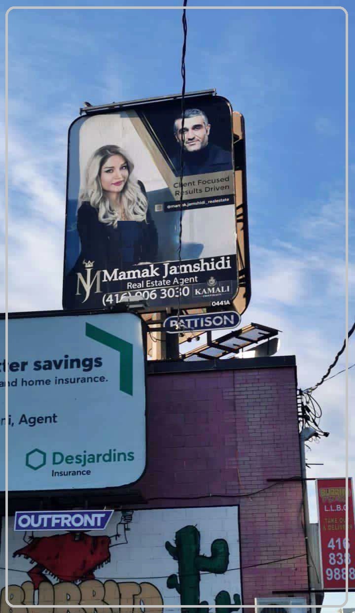 بیلبورد پژمان جمشیدی در کانادا خبرساز شد