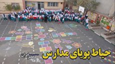 طرح مفت و ارزان برای آنکه کودکان در مدارس تحرک داشته باشند/ از ۶۱ هزار دبستان فقط ۱۰۰۰ دبستان حیاط پویا دارند (فیلم)