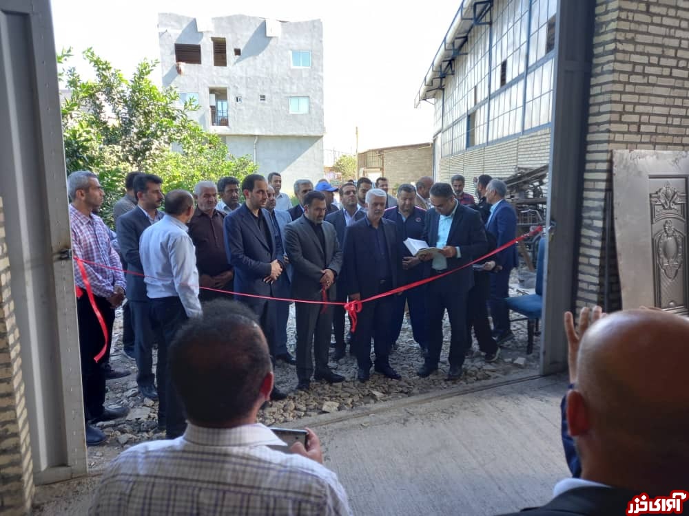 نکا - افتتاح نخستین کارخانه تولید درب آسانسور در شمال کشور