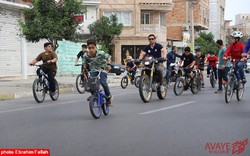 مسابقه دوچرخه سواری همیاران پلیس مازندران
