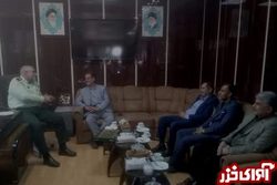 دیدار مدیرکل بنیاد مسکن مازندران با سردار میرزایی