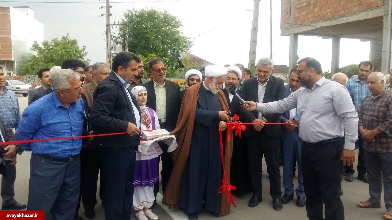 افتتاح طرح آسفالت روستای «پاشاکلا» ساری