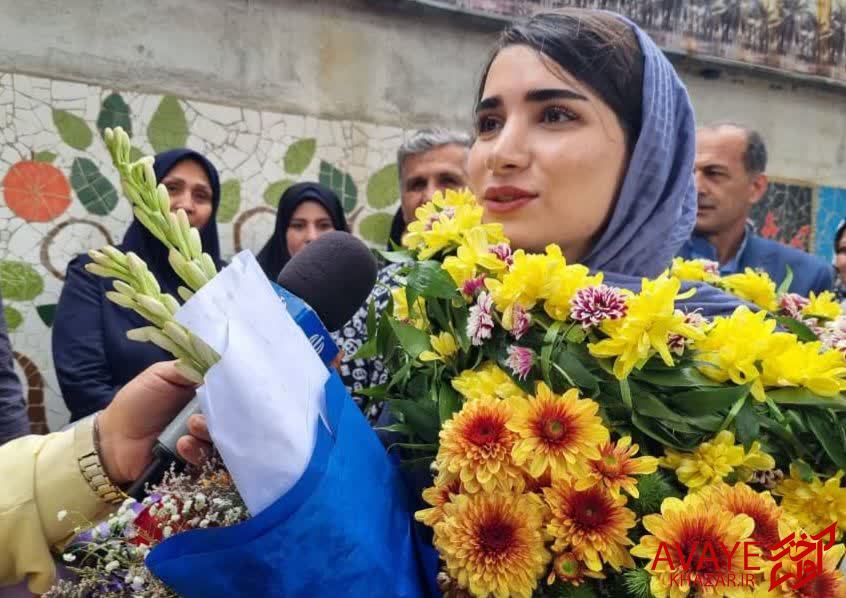 استقبال پُرشور از بانوی برنزی هانگژو در ساری استقبال پُرشور از بانوی برنزی هانگژو در ساری
