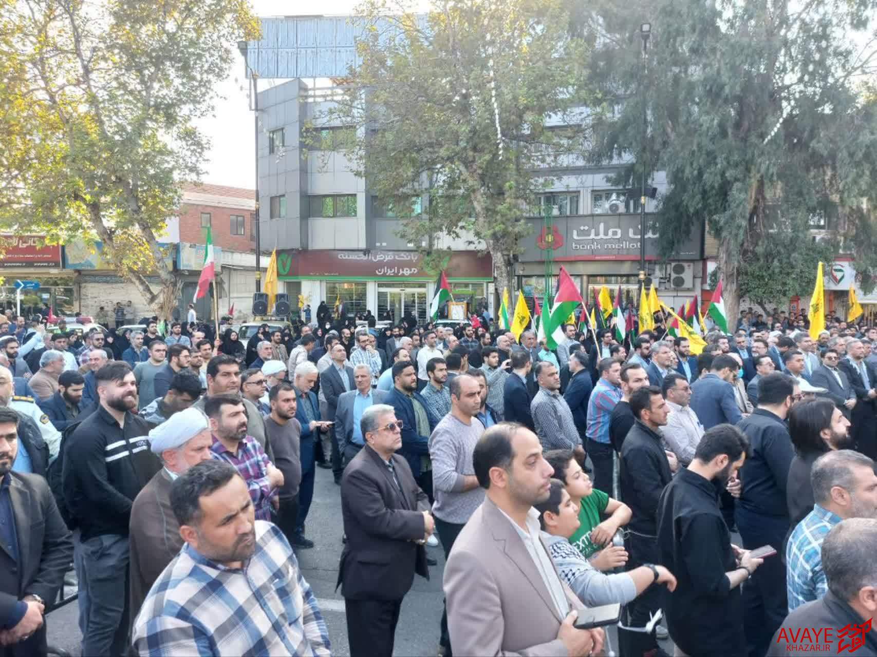 مردم مازندران حمایت از مظلومیت فلسطین را فریاد زدند مردم مازندران حمایت از مظلومیت فلسطین را فریاد زدند
