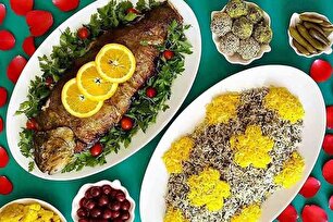 طرز تهیه سبزی پلو با ماهی شکم پر مجلسی با همه نکات