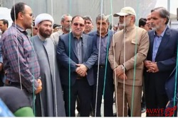 بازدید وزیر کشور از محدوده فرونشست جاده بجنورد به آشخانه