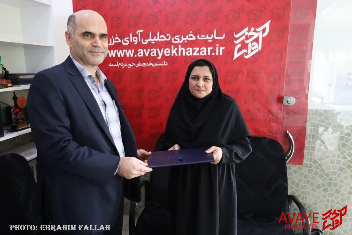 قدردانی مدیرکل آزمایشگاه فنی خاک مازندران از گروه رسانه‌ای آوای خزر