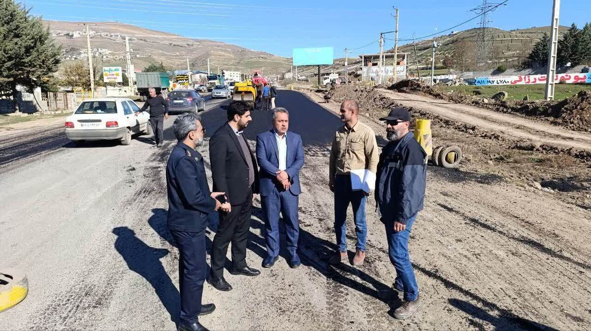 ایمن سازی  محور کلاردشت به مرزن آباد با ورود دستگاه قضایی مازندران