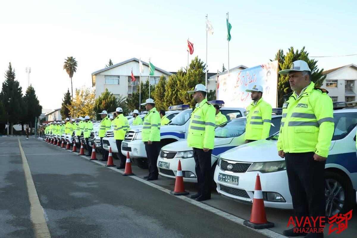 آغاز رزمایش ترافیکی زمستانه در مازندران با بکارگیری ۱۲۶۰ نیروی انسانی