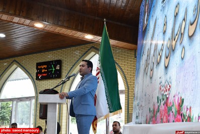 آئین افتتاحیه پارک بوستان شهدای گمنام نکا با حضور نماینده، ولی فقیه در مازندران
