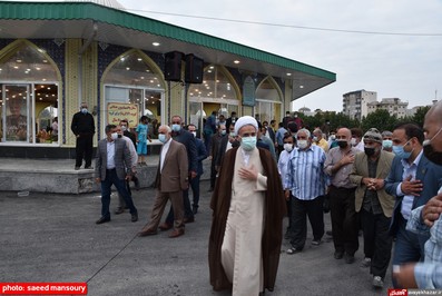 آئین افتتاحیه پارک بوستان شهدای گمنام نکا با حضور نماینده، ولی فقیه در مازندران