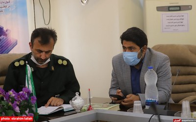 نشست مسئولین پایگاه های حوزه بسیج اصناف شهرستان ساری