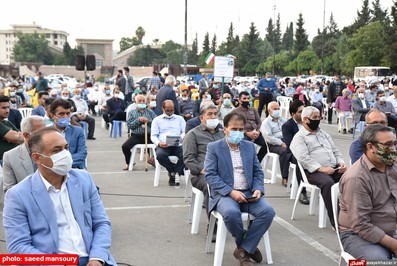 گردهمایی جامعه کارگران و بازنشستگان تامین اجتماعی شهرستان ساری در حمایت از آیت الله رئیسی