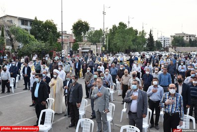 گردهمایی جامعه کارگران و بازنشستگان تامین اجتماعی شهرستان ساری در حمایت از آیت الله رئیسی