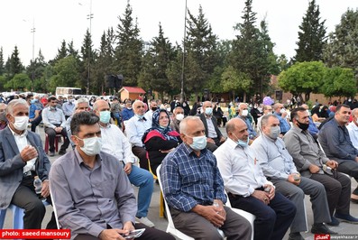 گردهمایی جامعه کارگران و بازنشستگان تامین اجتماعی شهرستان ساری در حمایت از آیت الله رئیسی