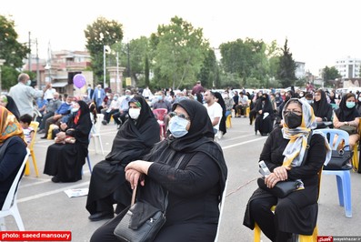 گردهمایی جامعه کارگران و بازنشستگان تامین اجتماعی شهرستان ساری در حمایت از آیت الله رئیسی