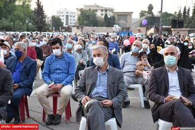 گردهمایی جامعه کارگران و بازنشستگان تامین اجتماعی شهرستان ساری در حمایت از آیت الله رئیسی