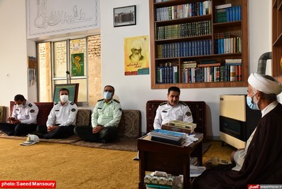 حضور رئیس پلیس راهور استان مازندران در نکا