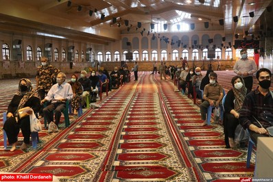استقرار مراکز تزریق واکسن کرونا در مصلاهای نمازجمعه مازندران