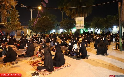 مراسم عزاداری شب تاسوعا در آستانه مبارکه امامزاده عباس ساری
