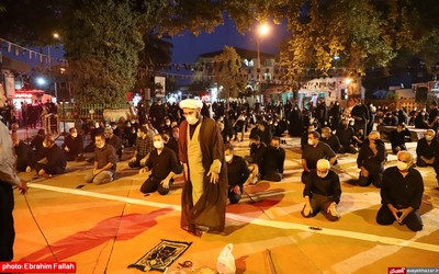 آئین شام غریبان حسینی در آستانه مبارکه امامزاده عباس ساری