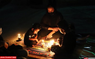 آئین شام غریبان حسینی در آستانه مبارکه امامزاده عباس ساری