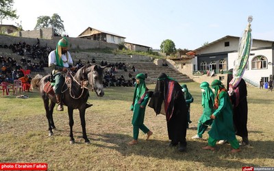 آیین سنتی تعزیه‌خوانی در روستای کرسام ساری