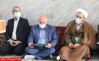 مراسم گرامیداشت پیرغلام حسینی میرزای تلاوکی در امامزاده یحیی ساری